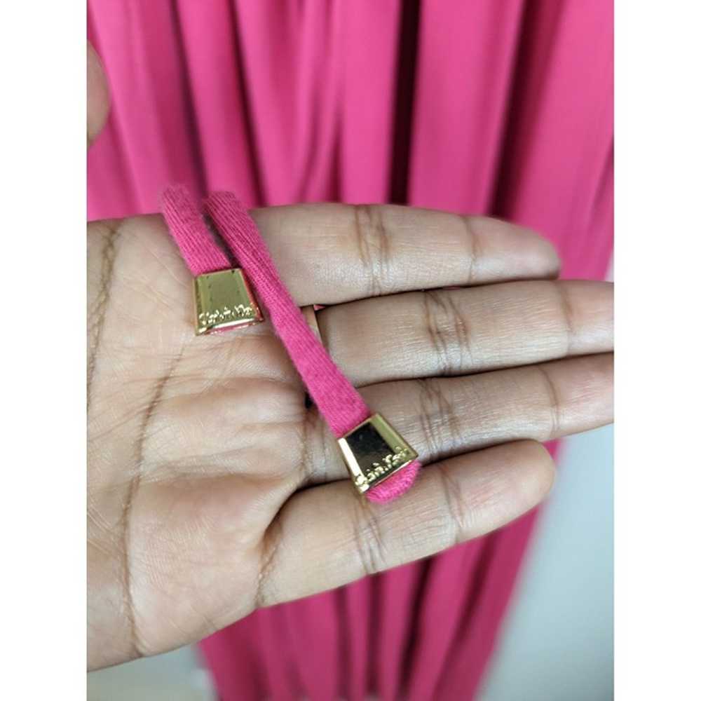 Calvin Klein Women 16 Maxi Sleeveless Dress Pink … - image 5