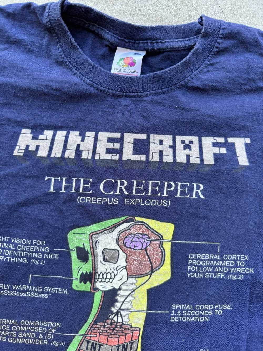 Band Tees × Vintage Vintage Minecraft Creeper Tshirt - Gem