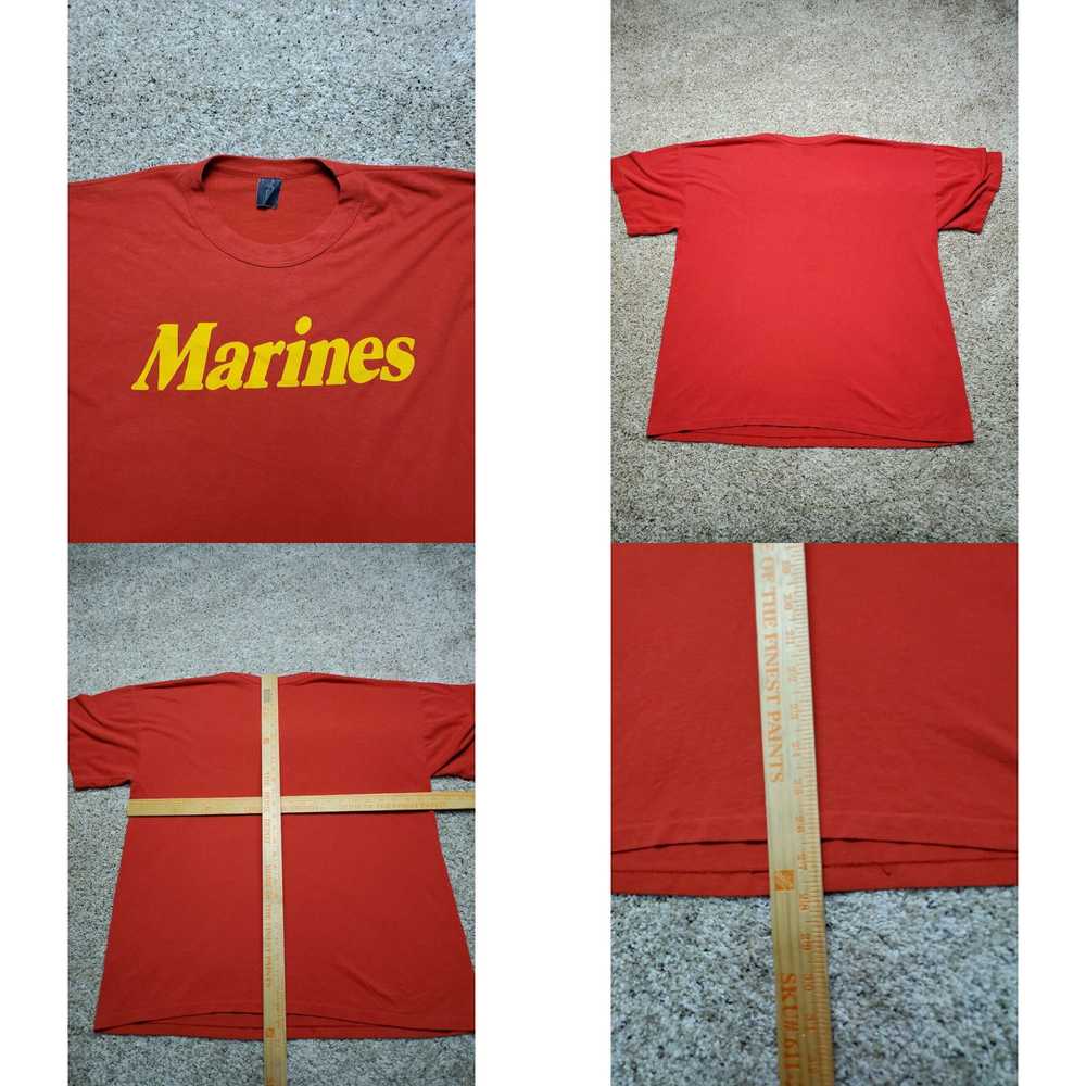 Vintage Vintage Marines USMC T Shirt L/XL Mens Re… - image 4