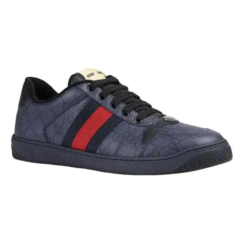 Gucci Screener leather low trainers - image 1