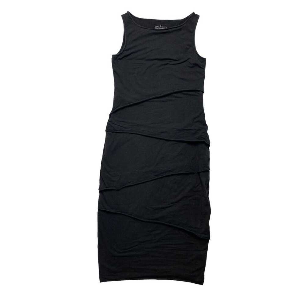 NEON BUDDHA Black Shanghai Dress Size Small Tiere… - image 4