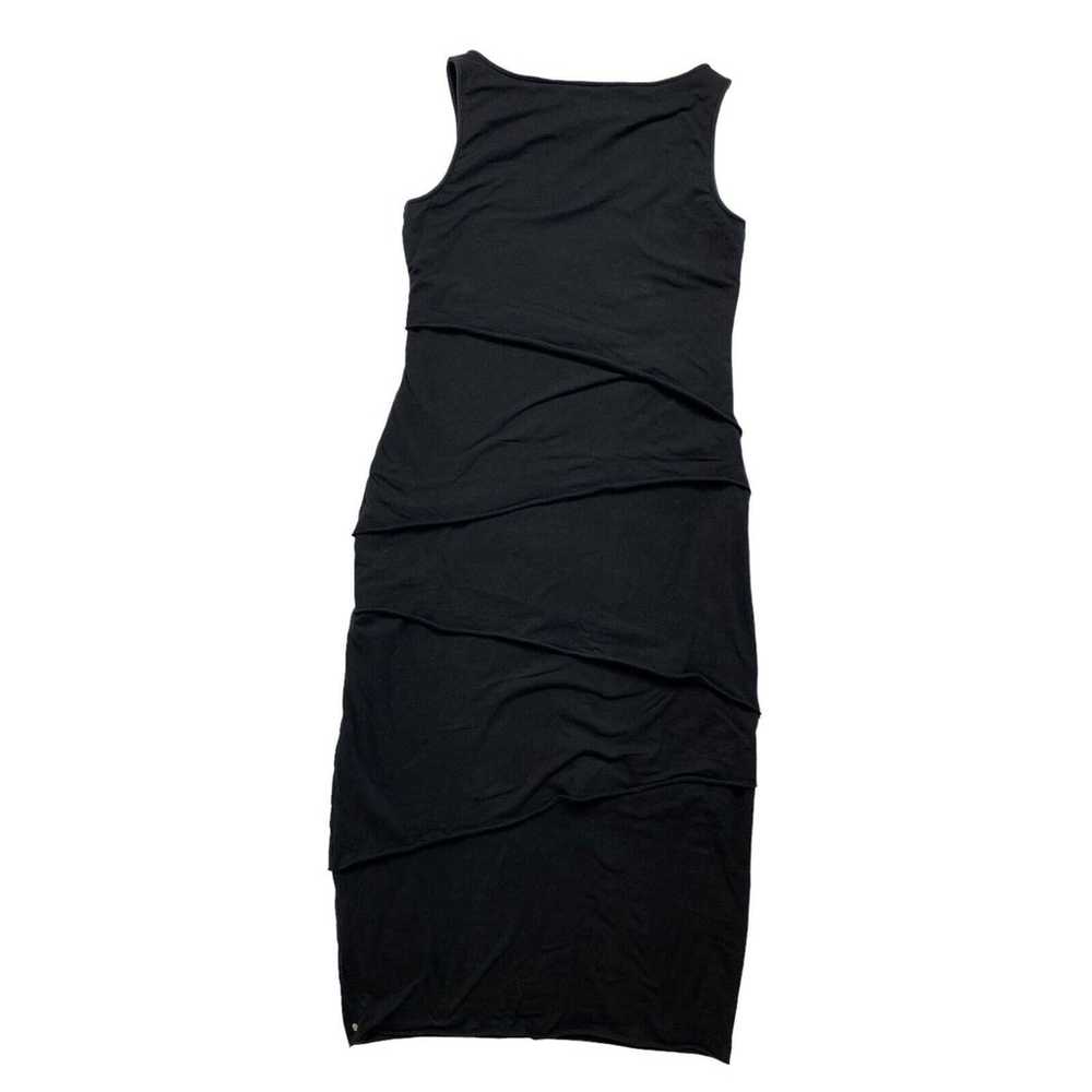 NEON BUDDHA Black Shanghai Dress Size Small Tiere… - image 5