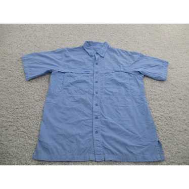 Vintage Game Guard Shirt Mens Large Blue Outdoor V