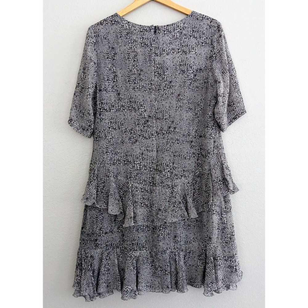 Reiss Janey Midi Dress Ruffle Layer Short Sleeve … - image 2