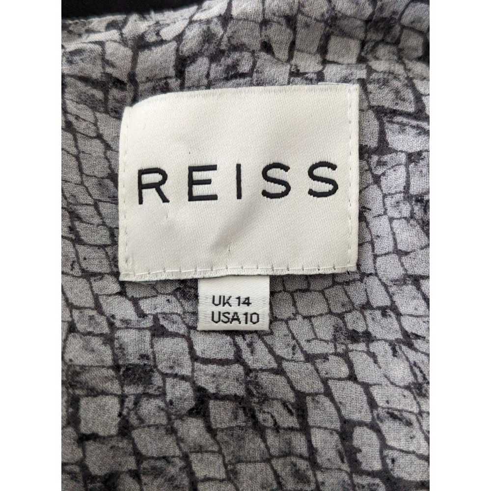 Reiss Janey Midi Dress Ruffle Layer Short Sleeve … - image 4