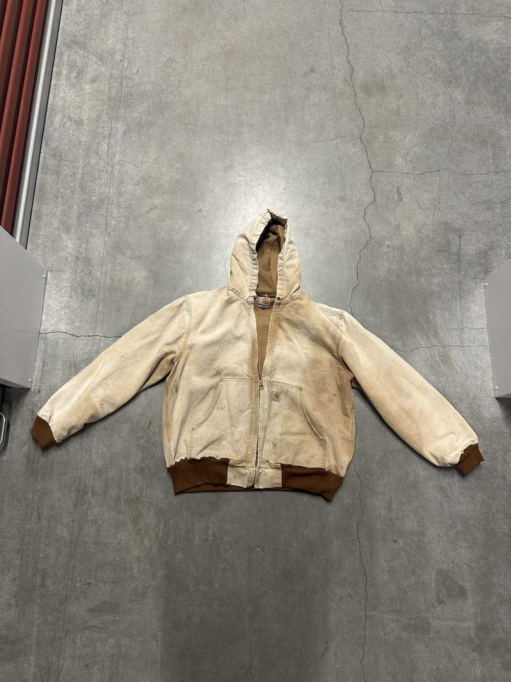 Carhartt Sun bleached carhartt jacket - image 1