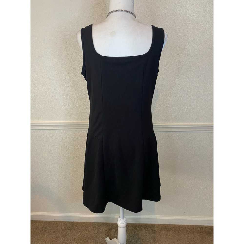 Shein sz XL women black sleeveless skater dress 0… - image 3