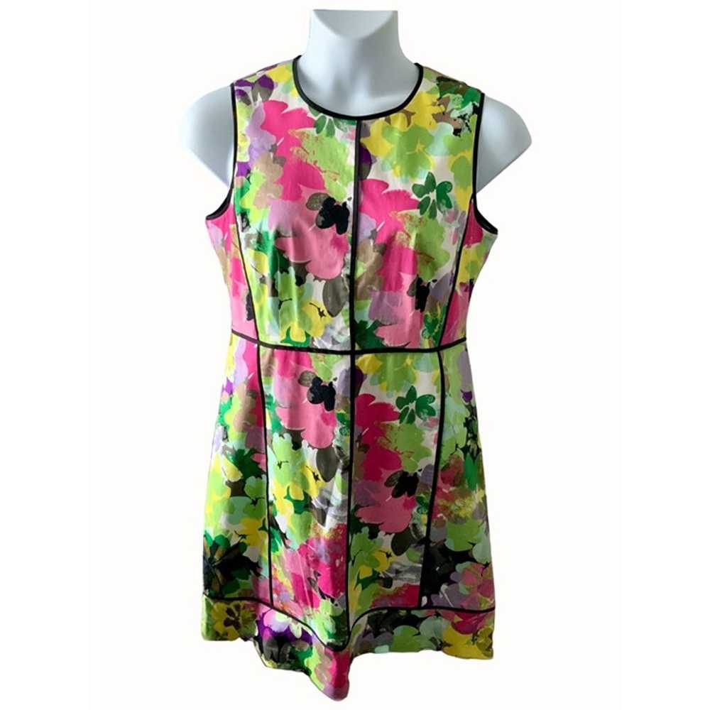 Calvin Klein sleeveless colorful floral midi stre… - image 1