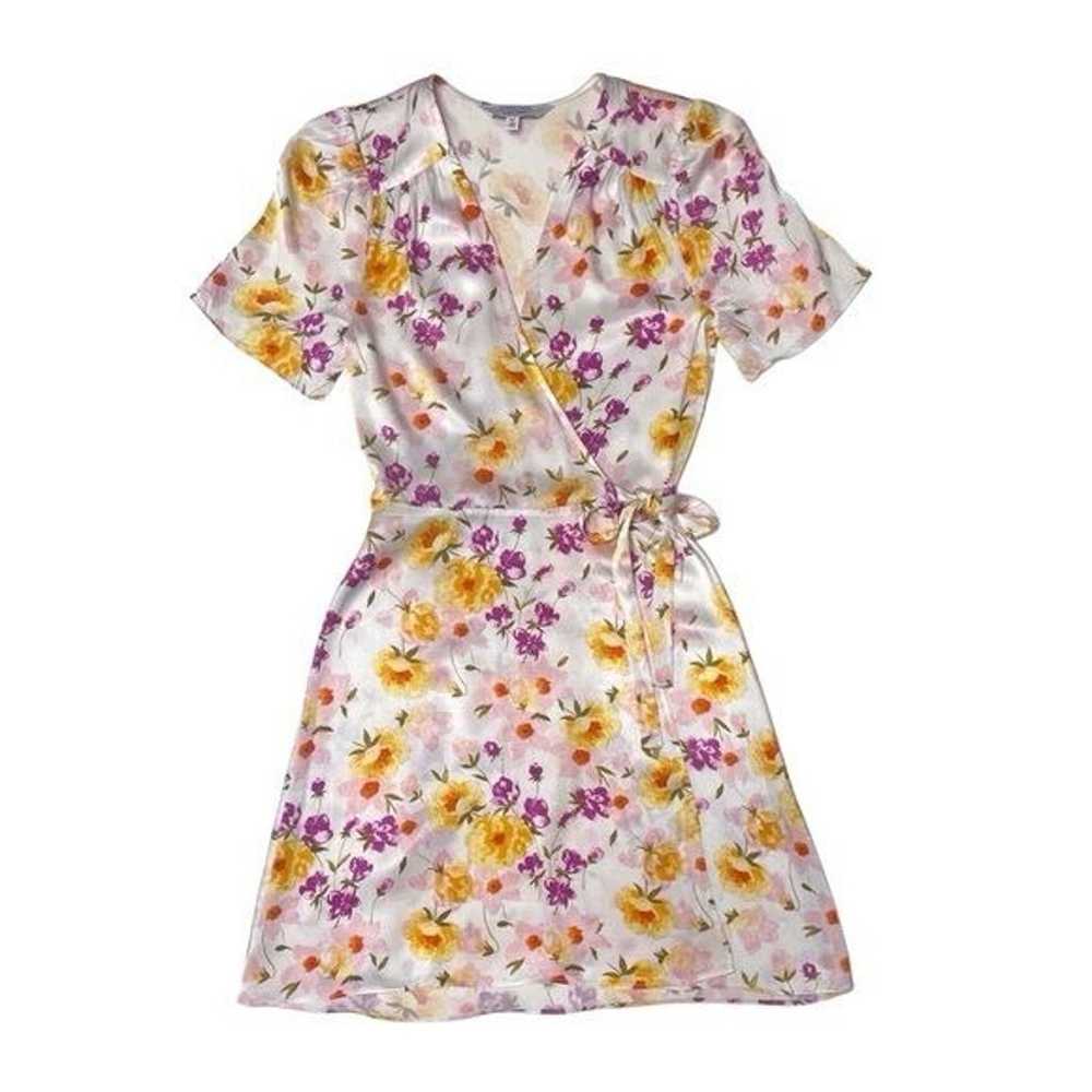 & Other Stories Floral Wrap Mini Dress - image 1
