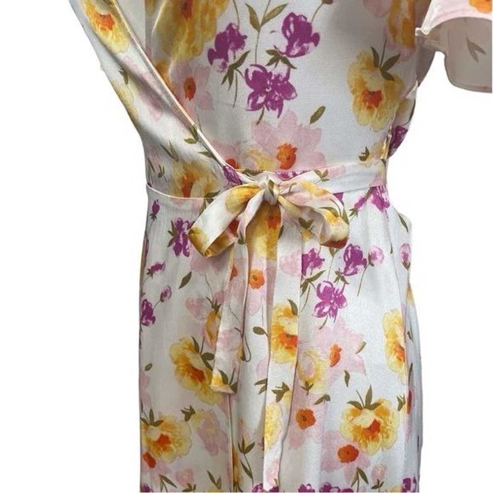 & Other Stories Floral Wrap Mini Dress - image 5