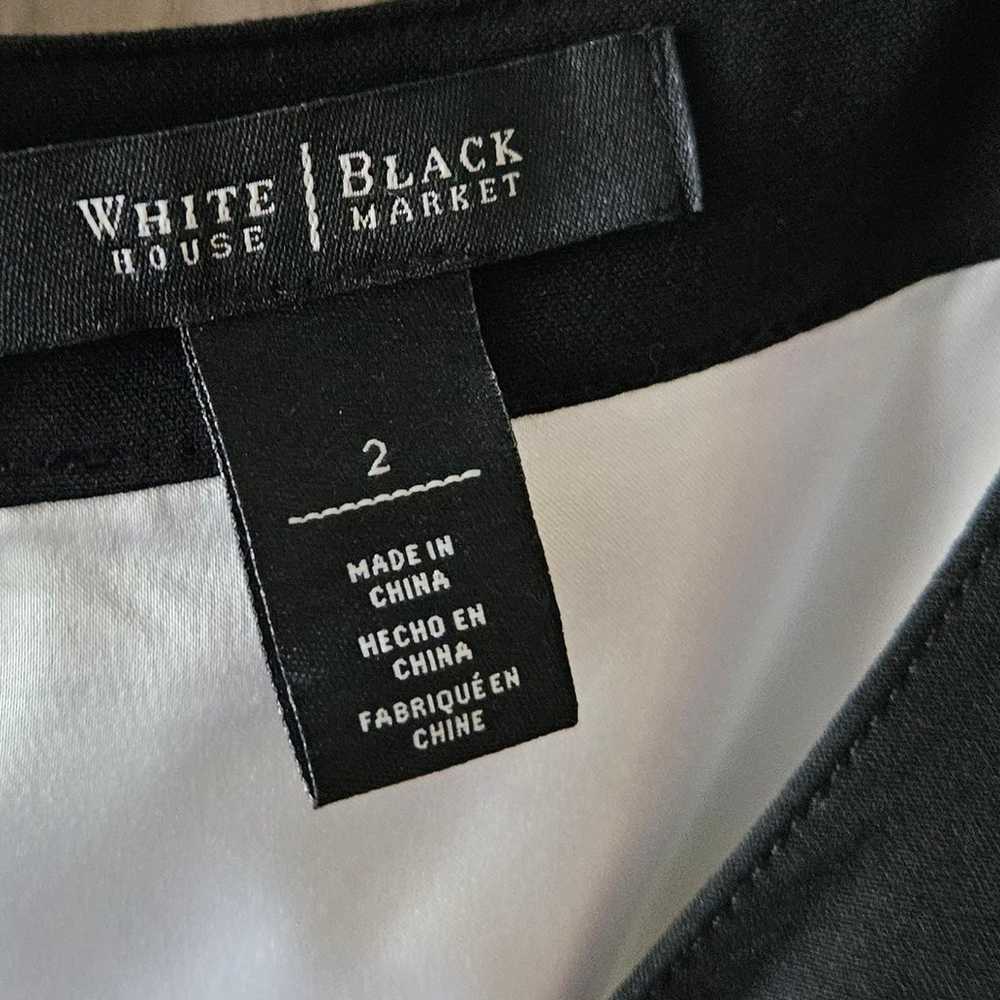 White House Black Market Dress Knee-length Fitted… - image 3