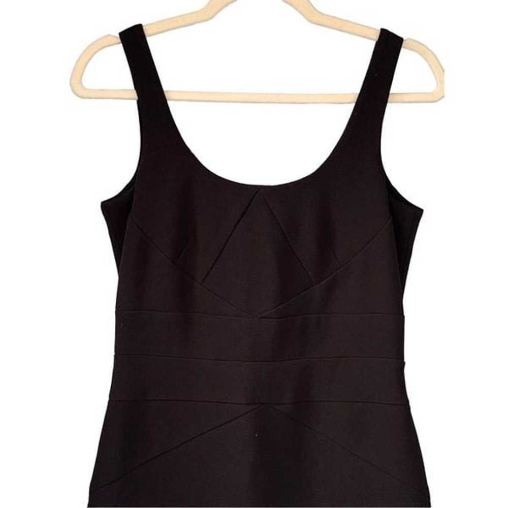 1534 MK Black Sleeveless Shift Dress Size 2 - image 2