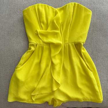 Yellow Romper Dress
