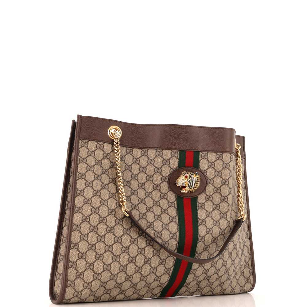 GUCCI Rajah Chain Tote GG Coated Canvas Large - image 3