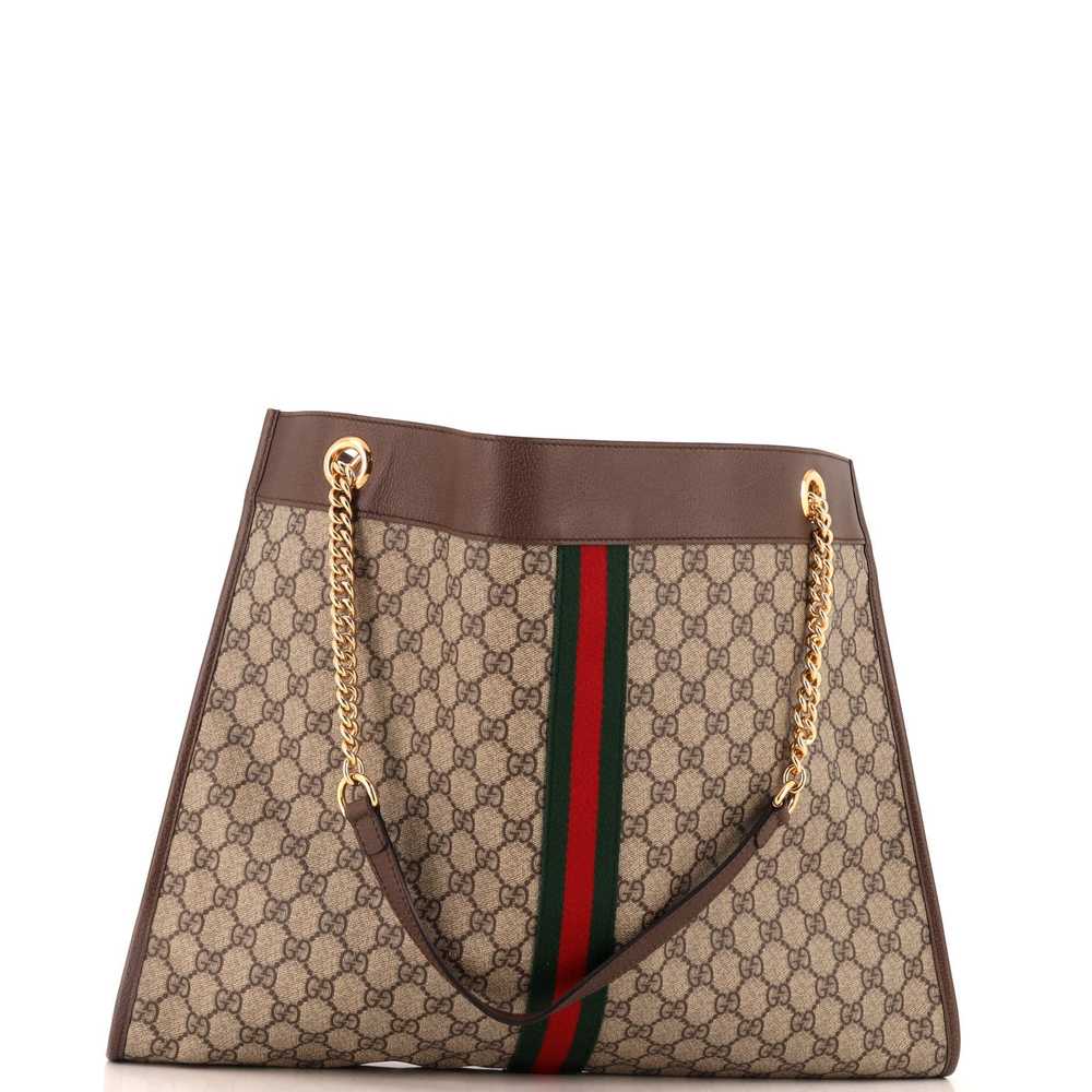 GUCCI Rajah Chain Tote GG Coated Canvas Large - image 4