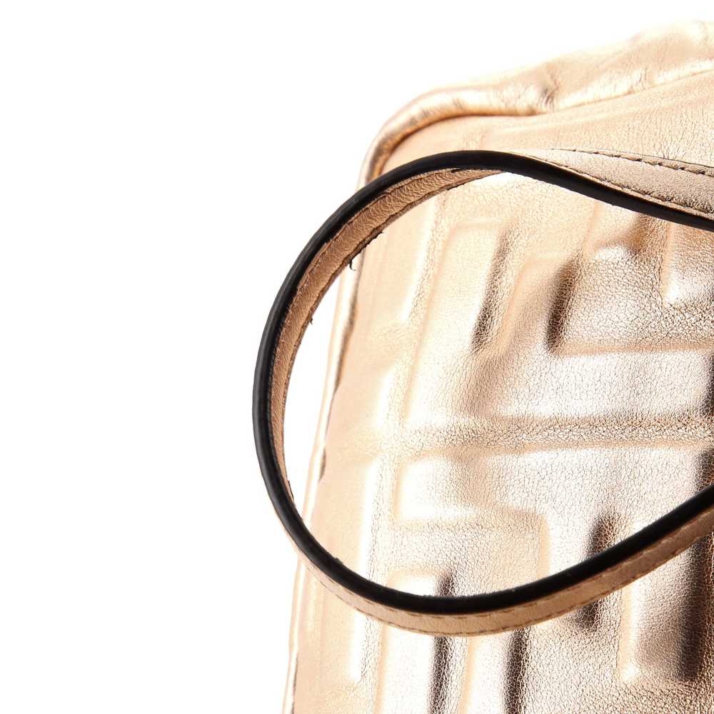FENDI Baguette NM Bag Zucca Embossed Leather Mini - image 7