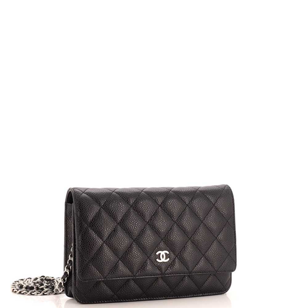 CHANEL Wallet on Chain Quilted Caviar - image 3