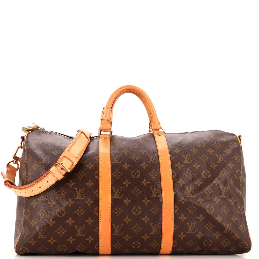 Louis Vuitton Keepall Bandouliere Bag Monogram Ca… - image 1