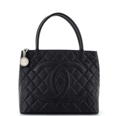 CHANEL Medallion Tote Quilted Caviar - image 1