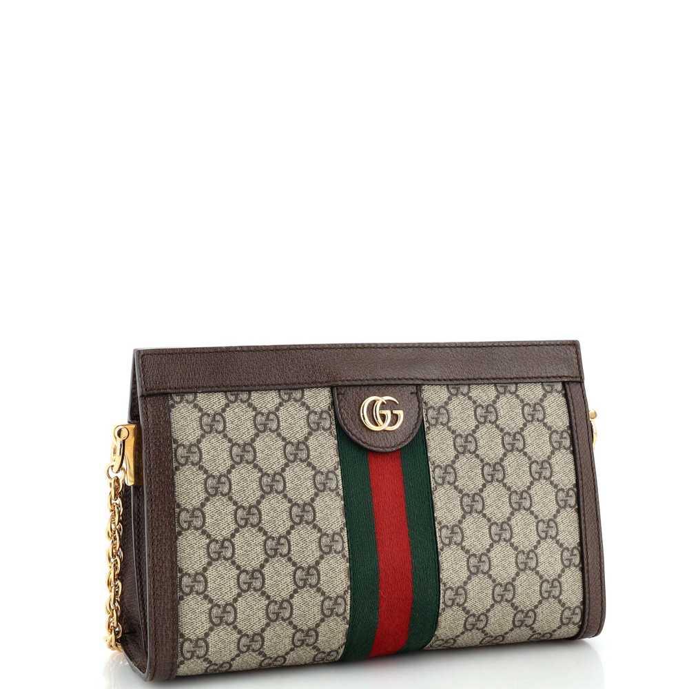 GUCCI Ophidia Chain Shoulder Bag GG Coated Canvas… - image 2