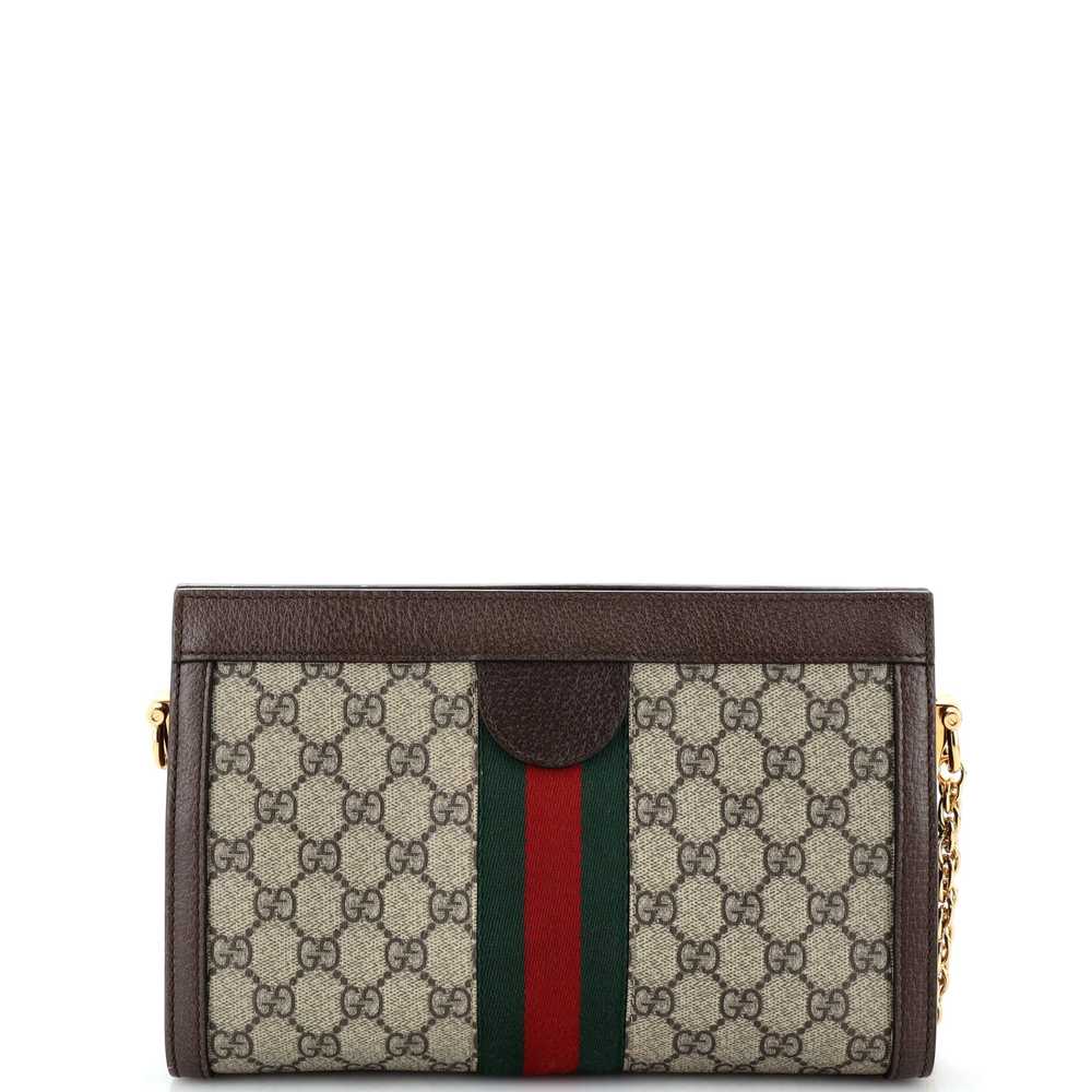 GUCCI Ophidia Chain Shoulder Bag GG Coated Canvas… - image 3
