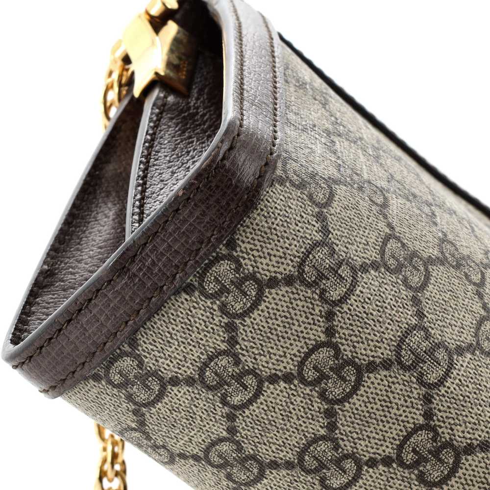 GUCCI Ophidia Chain Shoulder Bag GG Coated Canvas… - image 6