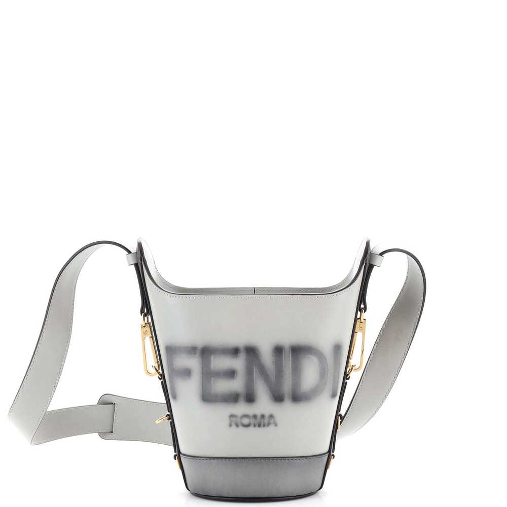 FENDI Logo Bouquet Bucket Bag Leather - image 1