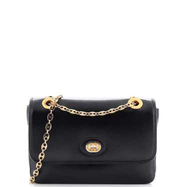 GUCCI Marina Chain Flap Bag Leather Small