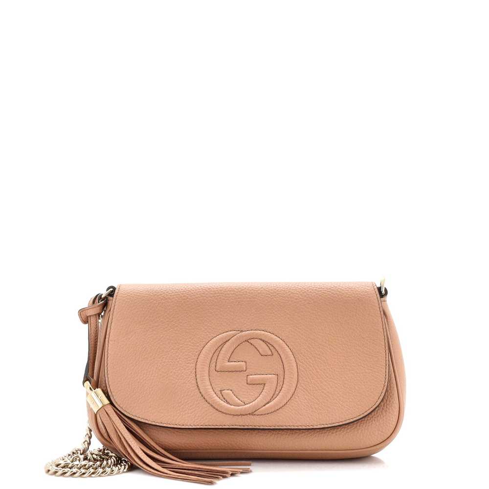 GUCCI Soho Chain Crossbody Bag (Outlet) Leather M… - image 1