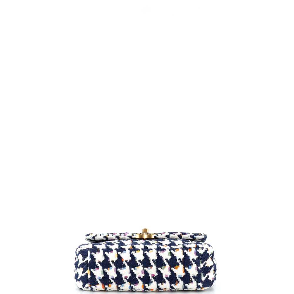 CHANEL 19 Flap Bag Quilted Houndstooth Tweed and … - image 4