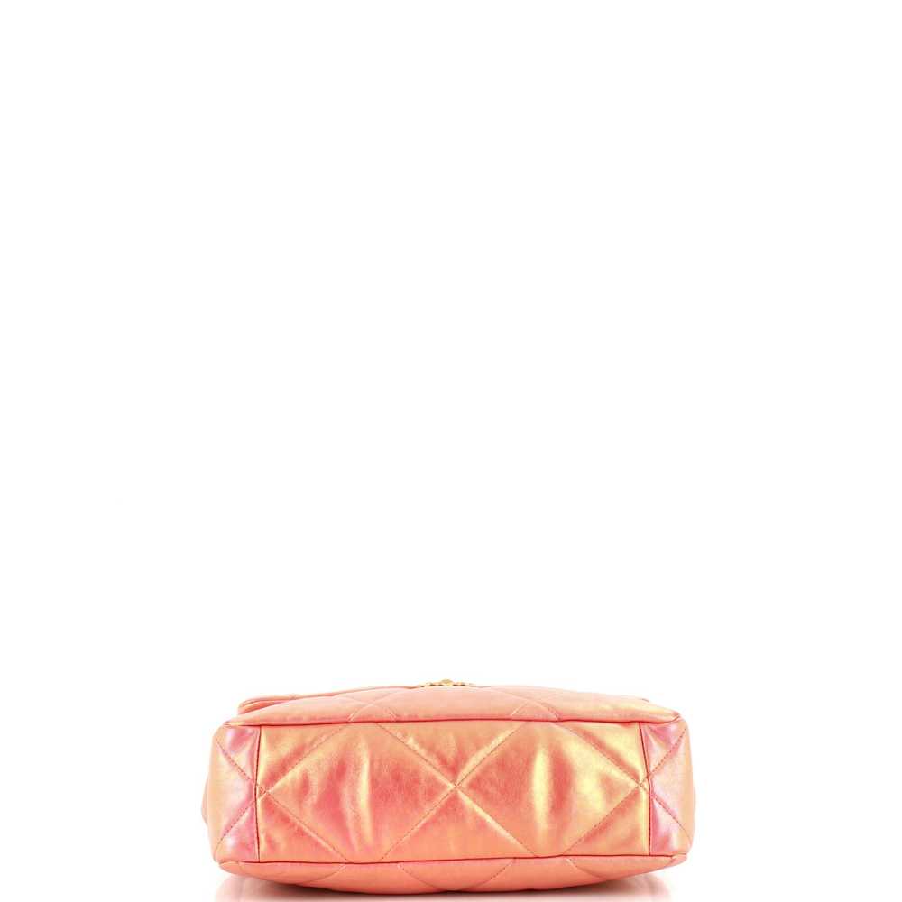 CHANEL 19 Flap Bag Quilted Iridescent Calfskin La… - image 5