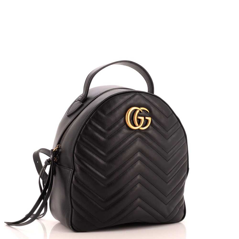 GUCCI GG Marmont Backpack Matelasse Leather Small - image 2