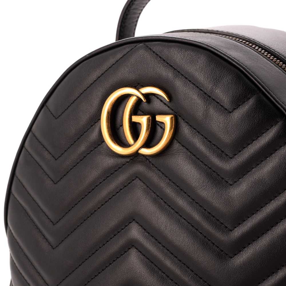 GUCCI GG Marmont Backpack Matelasse Leather Small - image 6