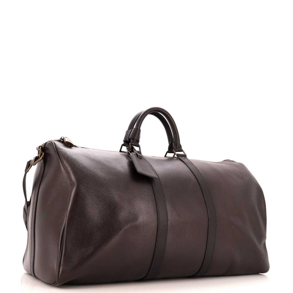 Louis Vuitton Keepall Bag Utah Leather 55 - image 2