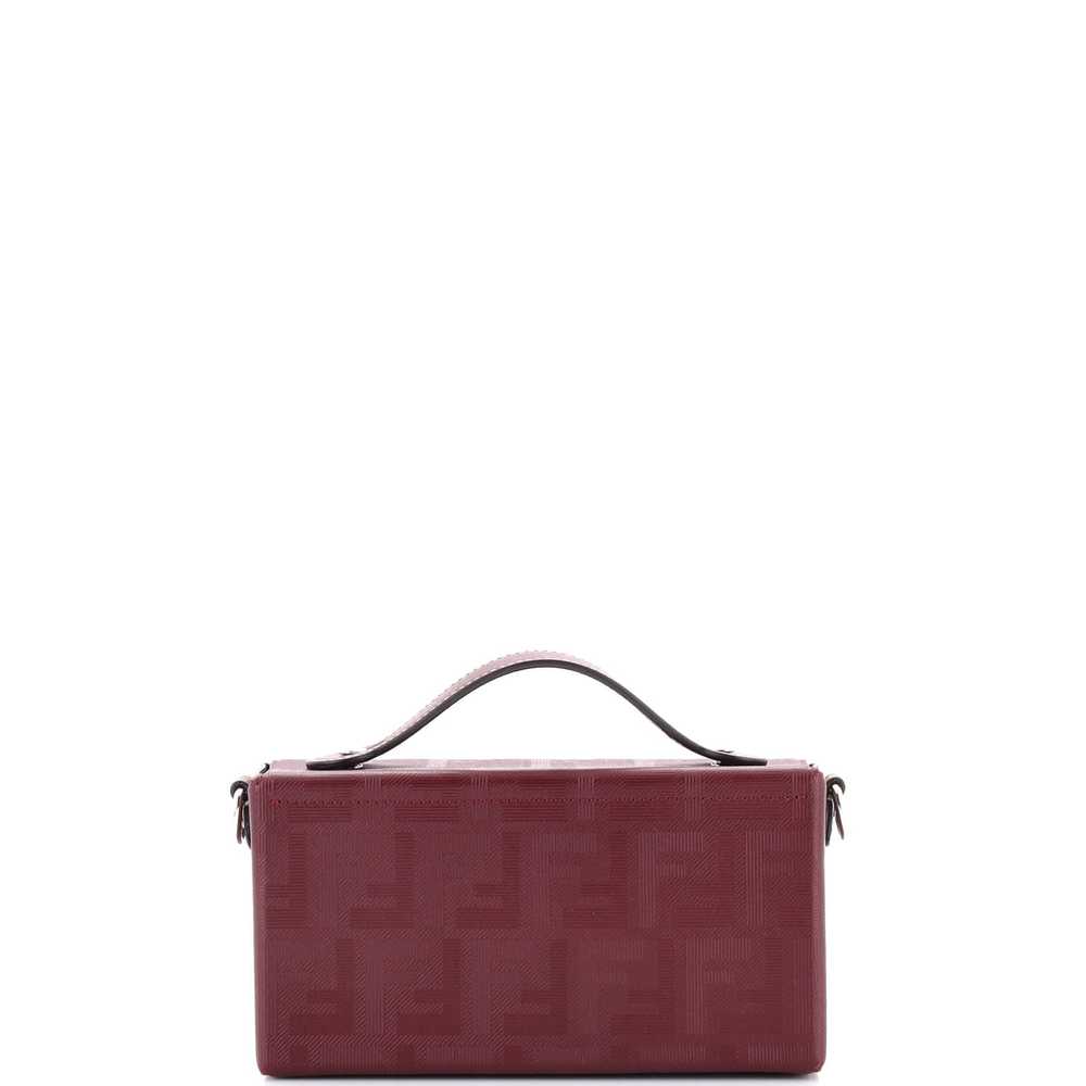 FENDI Baguette Soft Trunk Bag Zucca Leather - image 3