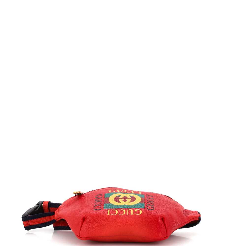 GUCCI Logo Belt Bag Printed Leather Small - image 4