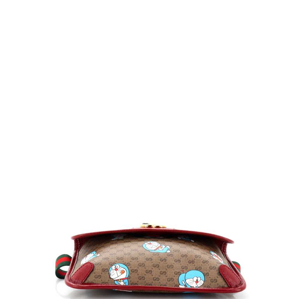 GUCCI Doraemon Web Flap Belt Bag Printed Mini GG … - image 4