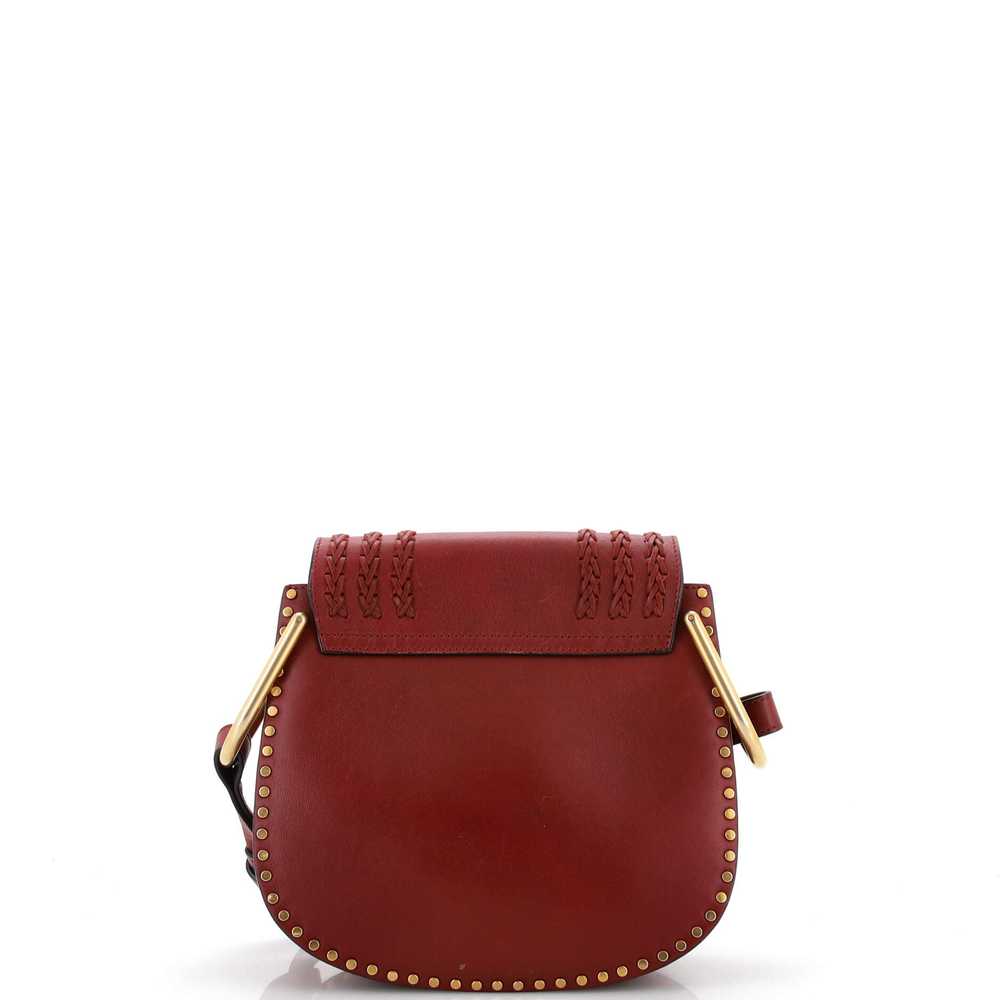 CHLOE Hudson Handbag Whipstitch Leather Small - image 3