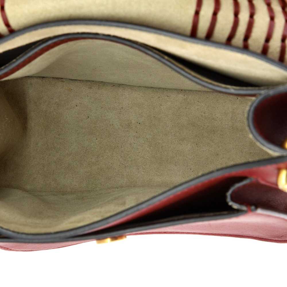 CHLOE Hudson Handbag Whipstitch Leather Small - image 5