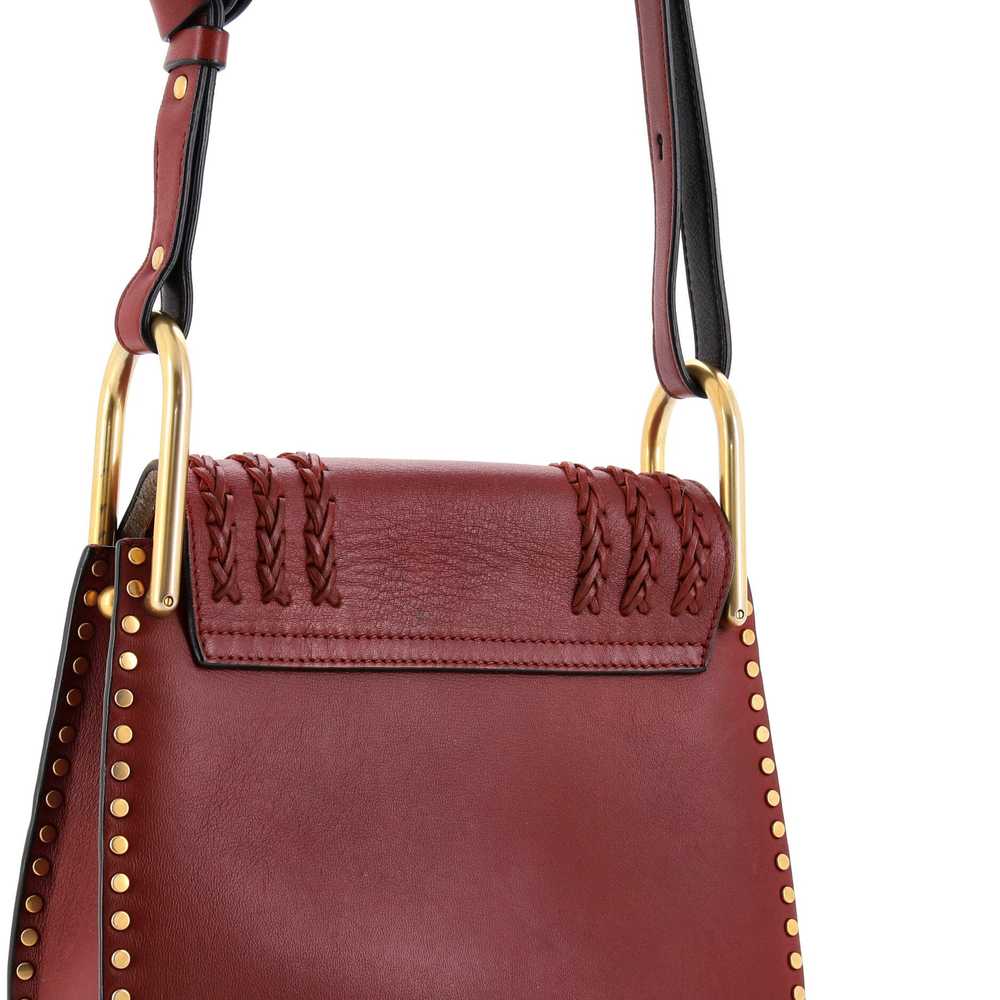 CHLOE Hudson Handbag Whipstitch Leather Small - image 6