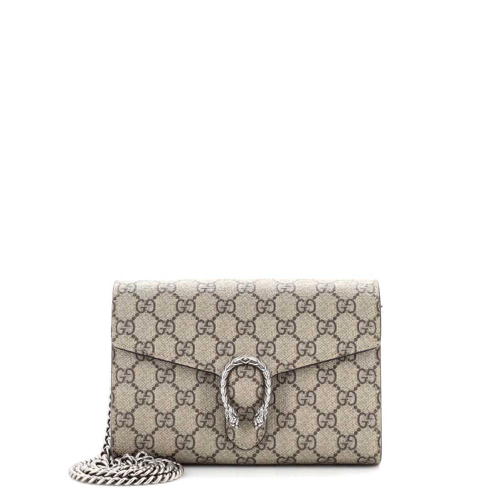GUCCI Dionysus Chain Wallet GG Coated Canvas Small - image 1