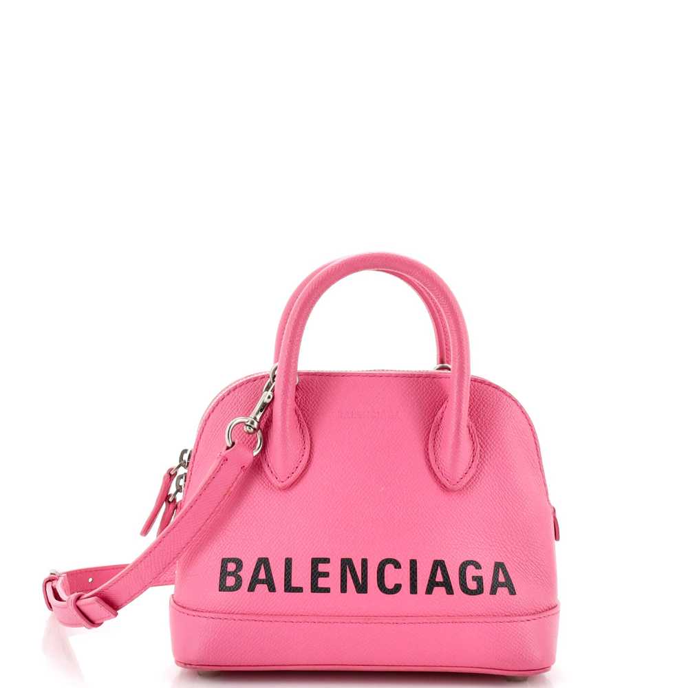 Balenciaga Logo Ville Bag Leather XXS - image 1