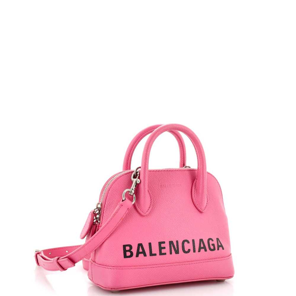 Balenciaga Logo Ville Bag Leather XXS - image 2