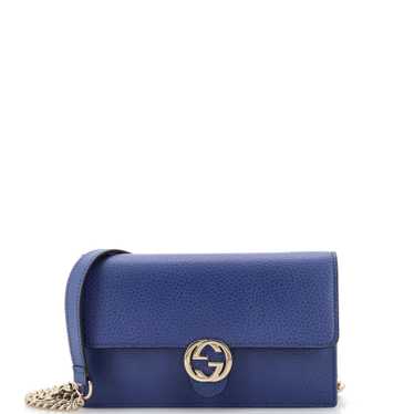 GUCCI Interlocking Wallet on Chain (Outlet) Leathe