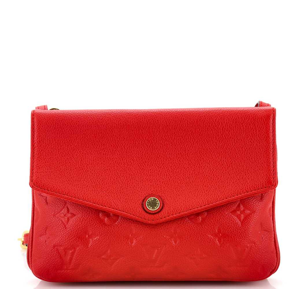 Louis Vuitton Twice Handbag Monogram Empreinte Le… - image 1