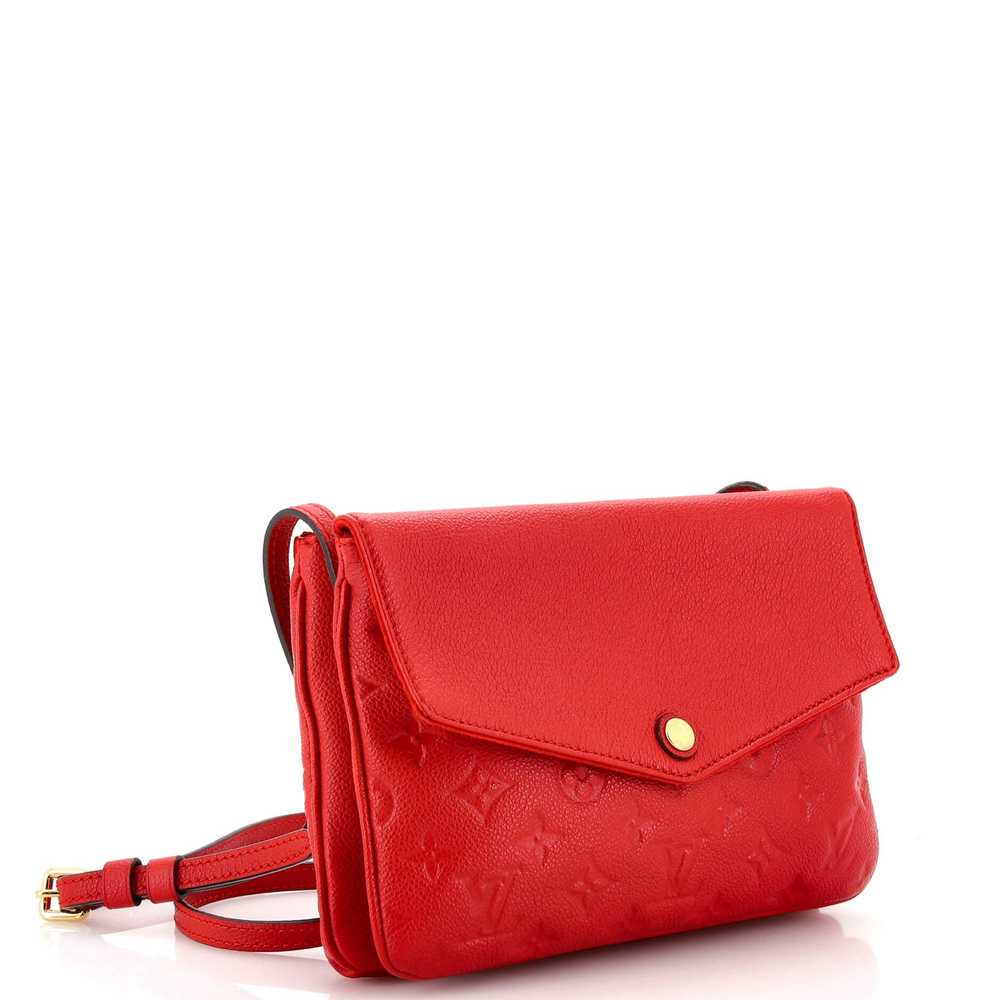 Louis Vuitton Twice Handbag Monogram Empreinte Le… - image 2