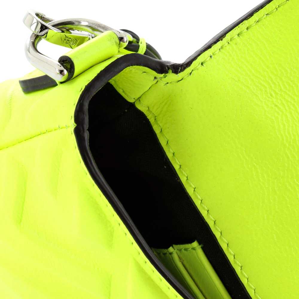 FENDI Baguette NM Bag Zucca Embossed Leather Mini - image 6