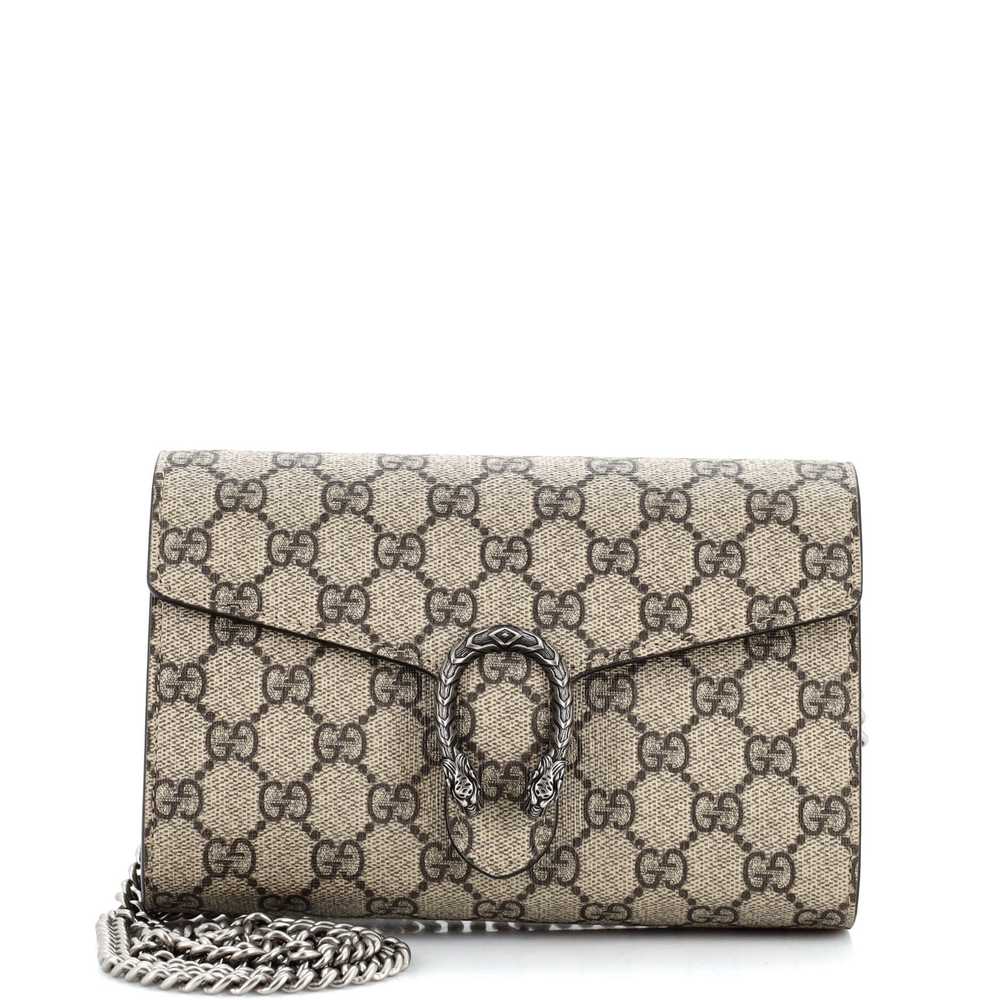 GUCCI Dionysus Chain Wallet GG Coated Canvas Small - image 1
