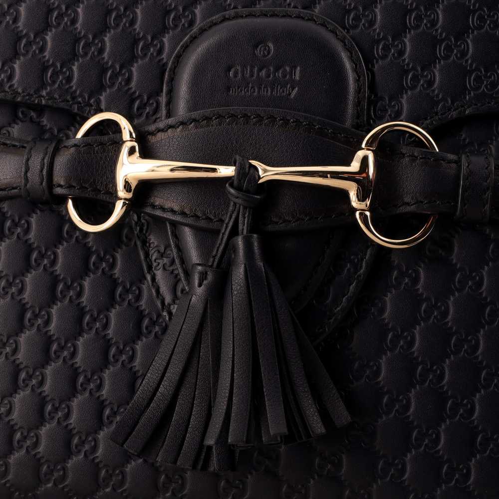 GUCCI Emily Chain Flap Bag Guccissima Leather Med… - image 6