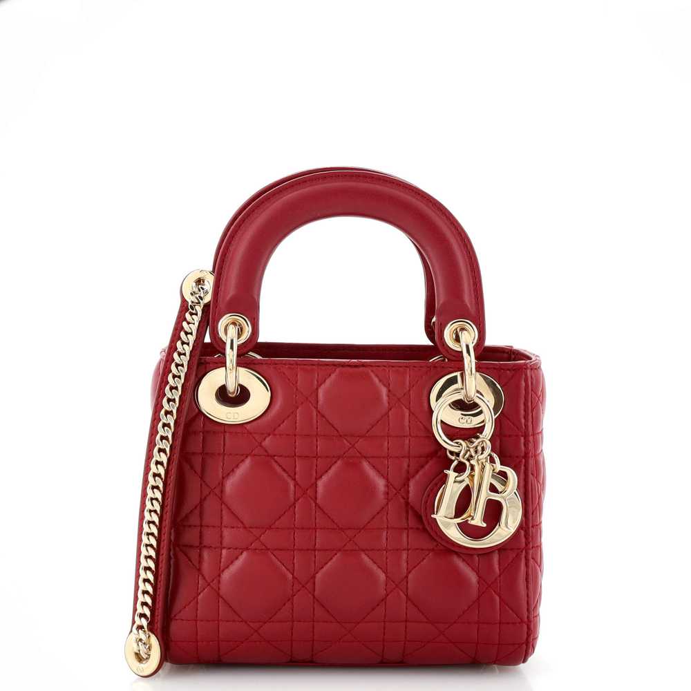 Christian Dior Lady Dior Chain Bag Cannage Quilt … - image 1